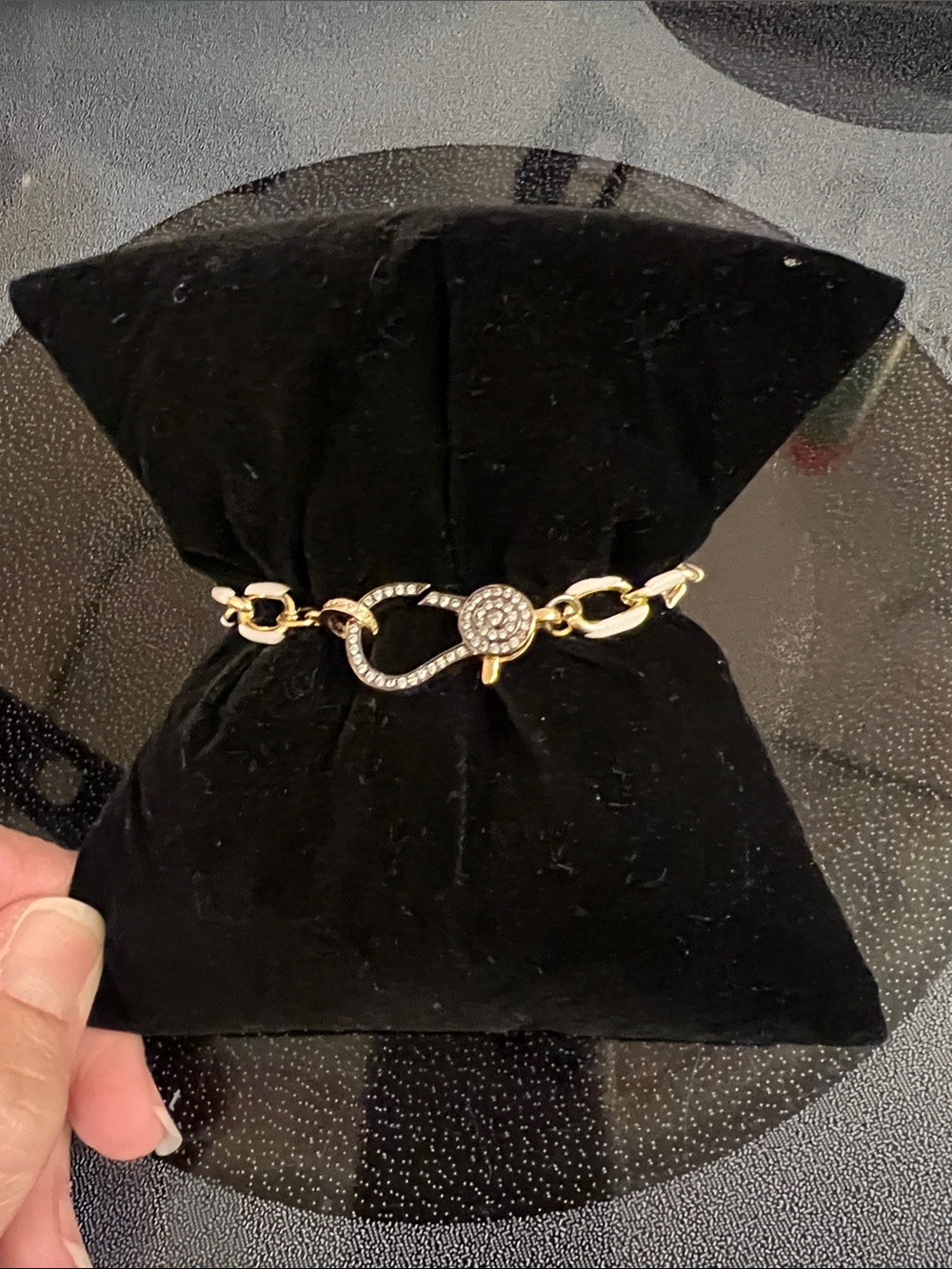 Gold & AAA CZ’s Chain Bracelet - Women's Jewelry